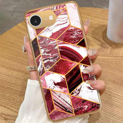 iPhone 16e - O'Nation Shades of Marble Series - HQ Premium Shine Durable Golden Electroplate Case