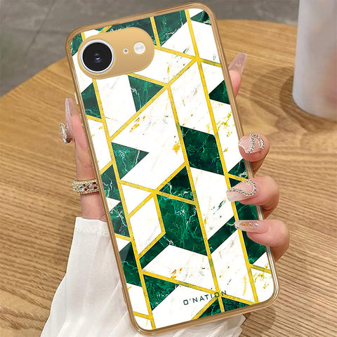 iPhone 16e - O'Nation Shades of Marble Series - HQ Premium Shine Durable Golden Electroplate Case