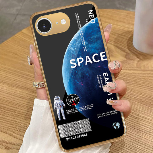 iPhone 16e - Limitless Series - HQ Premium Shine Durable Golden Electroplate Case