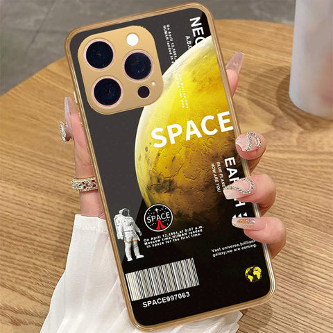 iPhone 15 Pro Max - Limitless Series - HQ Premium Shine Durable Golden Electroplate Case