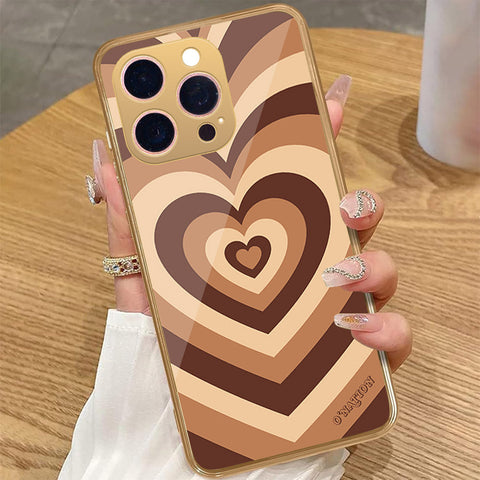 iPhone 14 Pro Max - O'Nation Heartbeat Series - HQ Premium Shine Durable Golden Electroplate Case