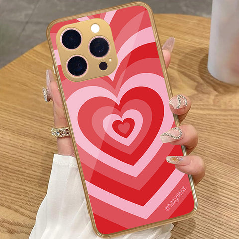 iPhone 14 Pro Max - O'Nation Heartbeat Series - HQ Premium Shine Durable Golden Electroplate Case