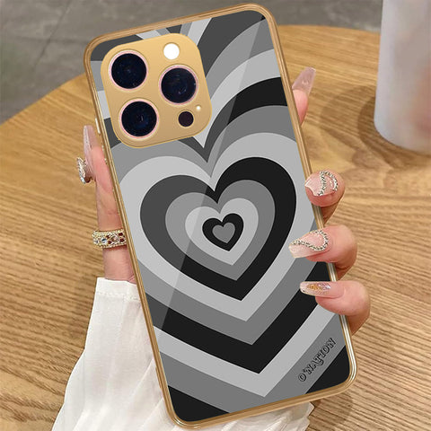 iPhone 16 Pro - O'Nation Heartbeat Series - HQ Premium Shine Durable Golden Electroplate Case