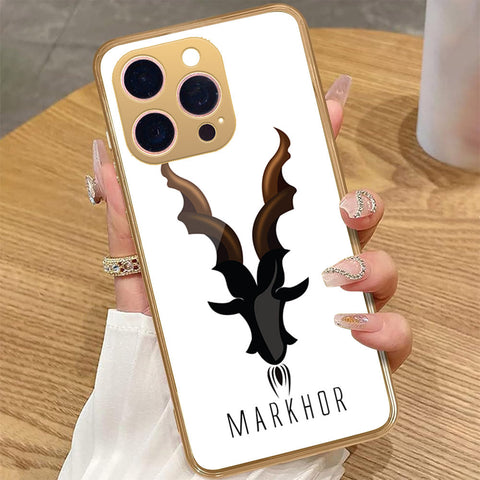 iPhone 13 Pro Max - Markhor Series - HQ Premium Shine Durable Golden Electroplate Case