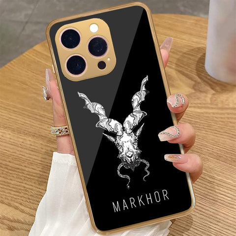 iPhone 14 Pro Max - Markhor Series - HQ Premium Shine Durable Golden Electroplate Case