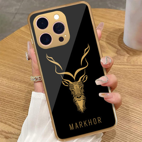 iPhone 16 Pro - Markhor Series - HQ Premium Shine Durable Golden Electroplate Case