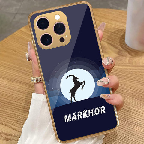 iPhone 14 Pro Max - Markhor Series - HQ Premium Shine Durable Golden Electroplate Case