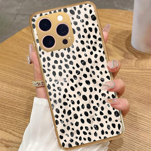 iPhone 14 Pro Max - Vanilla Dream Series - HQ Premium Shine Durable Golden Electroplate Case