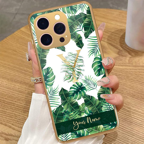 iPhone 16 Pro - Personalized Alphabet Series - HQ Premium Shine Durable Golden Electroplate Case