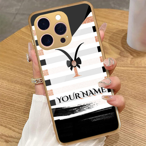 iPhone 16 Pro - Personalized Alphabet Series - HQ Premium Shine Durable Golden Electroplate Case