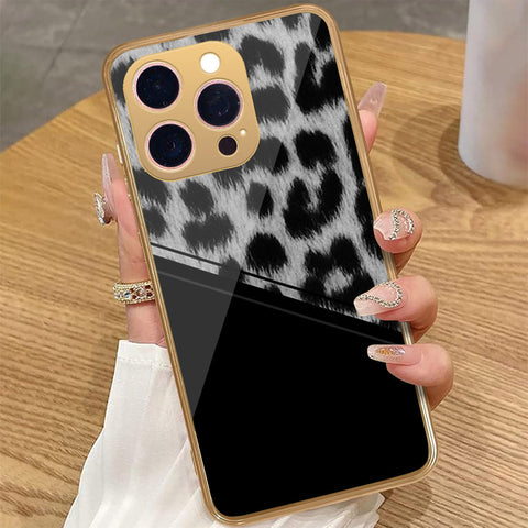 iPhone 15 Pro Max - Printed Skins Series - HQ Premium Shine Durable Golden Electroplate Case