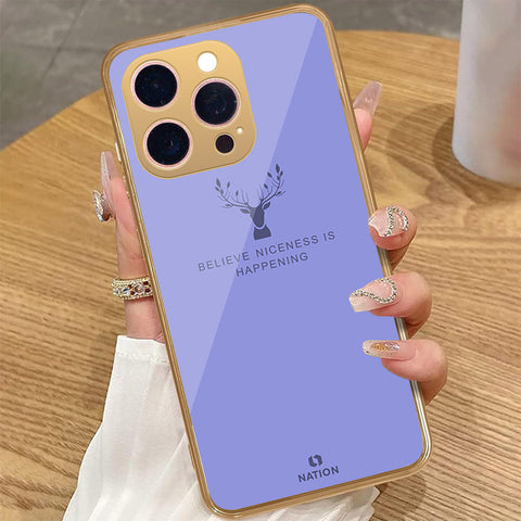 iPhone 16 Pro Max - Nice Series - HQ Premium Shine Durable Golden Electroplate Case