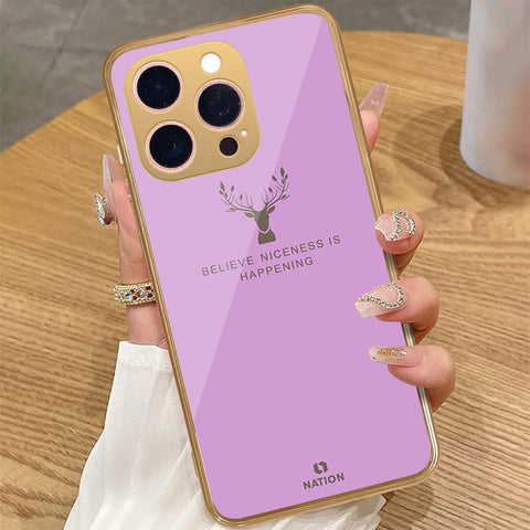 iPhone 16 Pro - Nice Series - HQ Premium Shine Durable Golden Electroplate Case