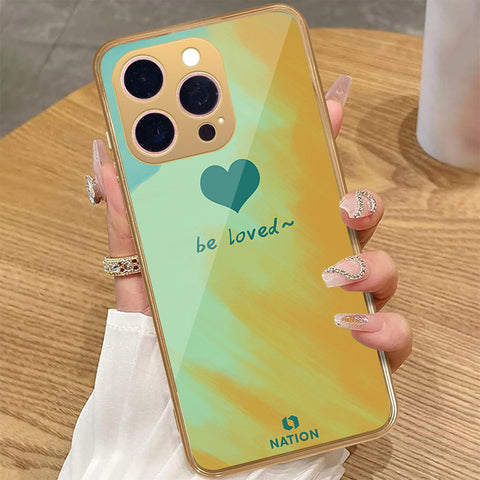 iPhone 13 Pro Max - Onation Heart Series - HQ Premium Shine Durable Golden Electroplate Case