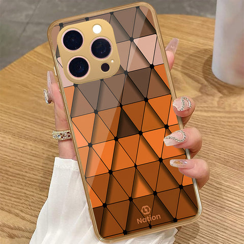 iPhone 16 Pro Max - Onation Pyramid Series - HQ Premium Shine Durable Golden Electroplate Case