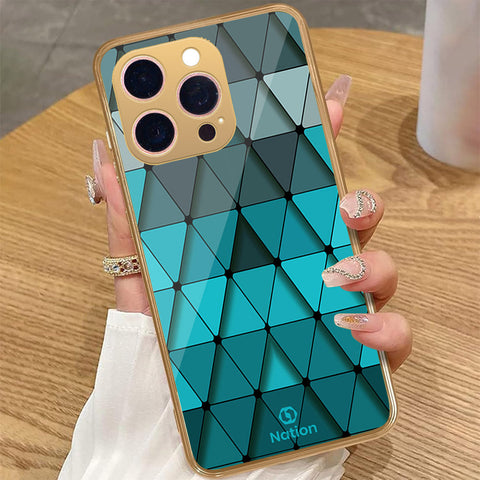 iPhone 13 Pro Max - Onation Pyramid Series - HQ Premium Shine Durable Golden Electroplate Case