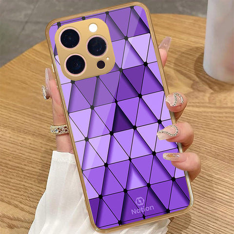 iPhone 16 Pro Max - Onation Pyramid Series - HQ Premium Shine Durable Golden Electroplate Case