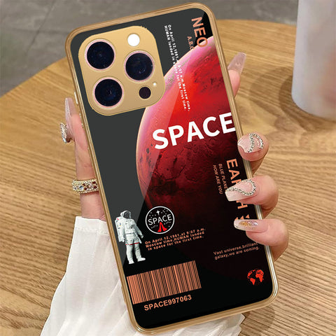 iPhone 15 Pro Max - Limitless Series - HQ Premium Shine Durable Golden Electroplate Case