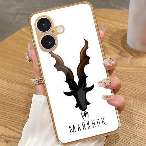 iPhone 17 - Markhor Series - HQ Premium Shine Durable Golden Electroplate Case