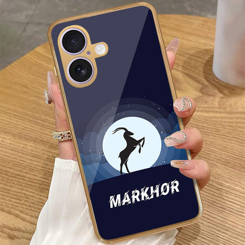 iPhone 17 - Markhor Series - HQ Premium Shine Durable Golden Electroplate Case
