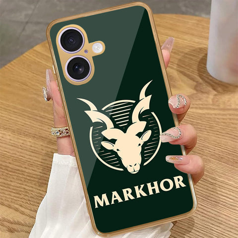 iPhone 17 - Markhor Series - HQ Premium Shine Durable Golden Electroplate Case