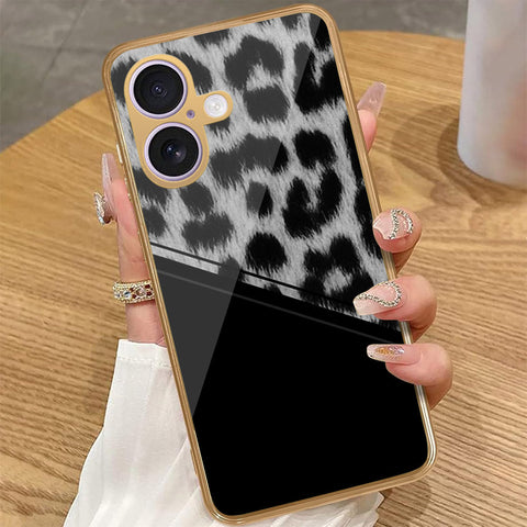 iPhone 16 - Printed Skins Series - HQ Premium Shine Durable Golden Electroplate Case