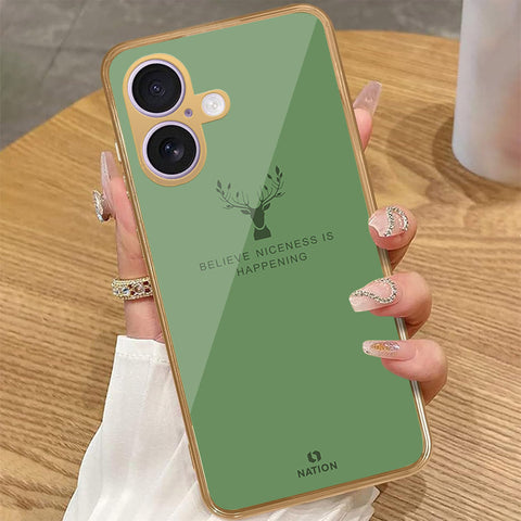 iPhone 16 Plus - Nice Series - HQ Premium Shine Durable Golden Electroplate Case