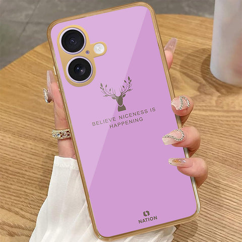 iPhone 17 - Nice Series - HQ Premium Shine Durable Golden Electroplate Case