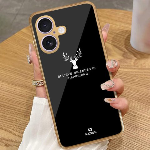 iPhone 16 - Nice Series - HQ Premium Shine Durable Golden Electroplate Case