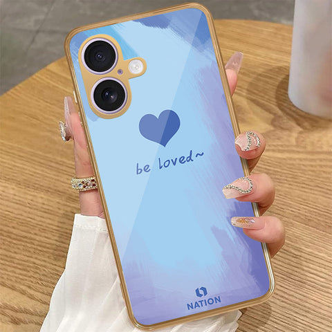 iPhone 17 - Onation Heart Series - HQ Premium Shine Durable Golden Electroplate Case