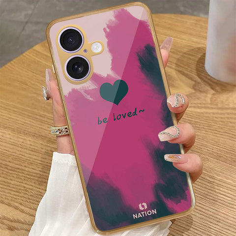 iPhone 17 - Onation Heart Series - HQ Premium Shine Durable Golden Electroplate Case