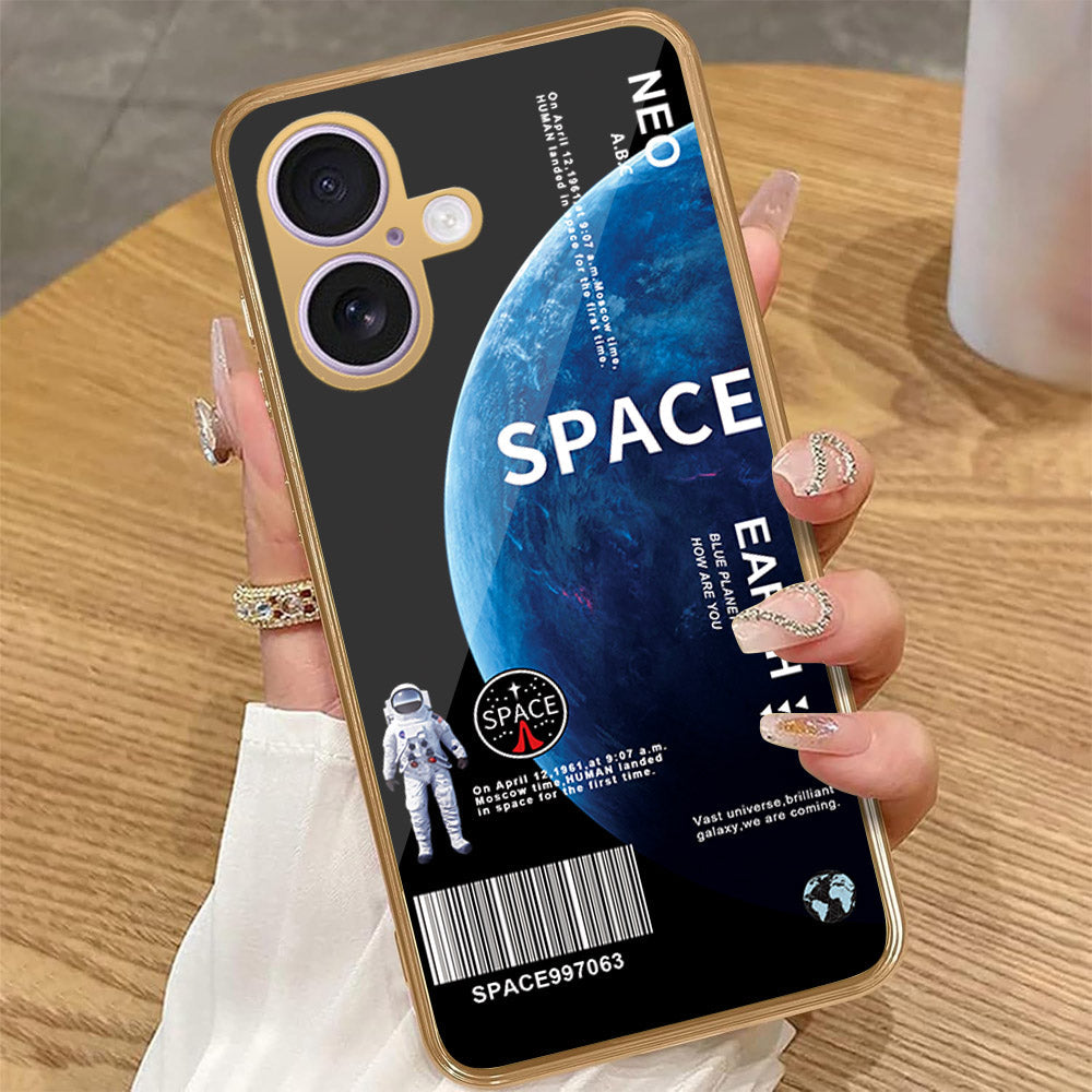 iPhone 16 Plus - Limitless Series - HQ Premium Shine Durable Golden Electroplate Case