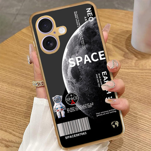 iPhone 16 Plus - Limitless Series - HQ Premium Shine Durable Golden Electroplate Case