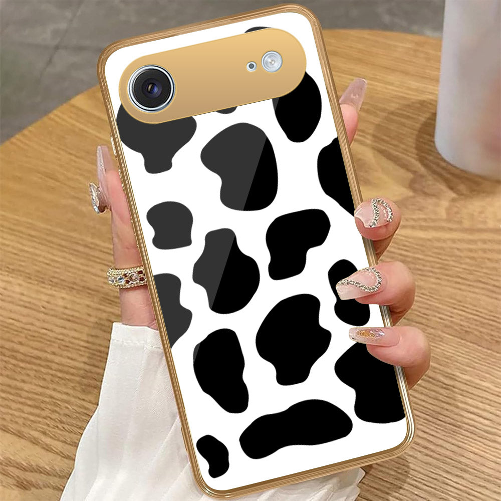 iPhone 17 Air - Vanilla Dream Series - HQ Premium Shine Durable Golden Electroplate Case