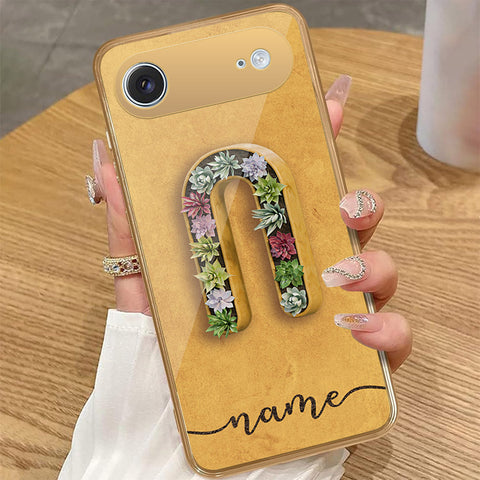 iPhone 17 Air - Personalized Alphabet Series - HQ Premium Shine Durable Golden Electroplate Case