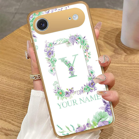 iPhone 17 Air - Personalized Alphabet Series - HQ Premium Shine Durable Golden Electroplate Case