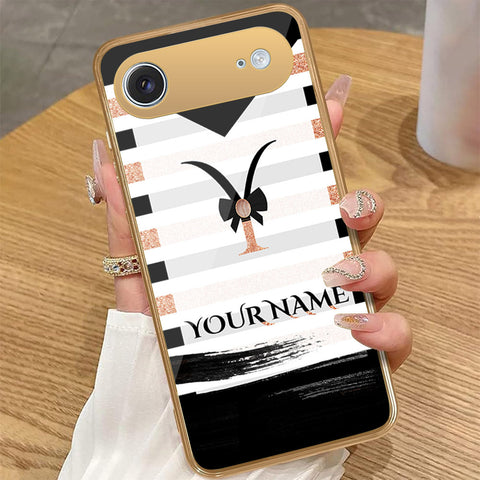 iPhone 17 Air - Personalized Alphabet Series - HQ Premium Shine Durable Golden Electroplate Case