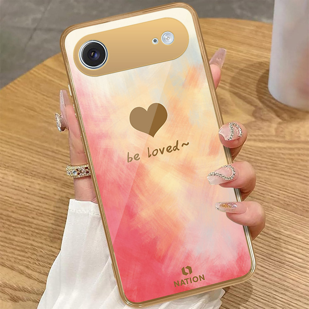 iPhone 17 Air - Onation Heart Series - HQ Premium Shine Durable Golden Electroplate Case