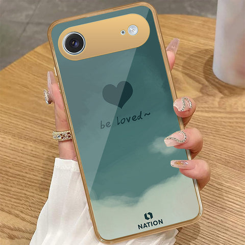 iPhone 17 Air - Onation Heart Series - HQ Premium Shine Durable Golden Electroplate Case