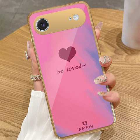 iPhone 17 Air - Onation Heart Series - HQ Premium Shine Durable Golden Electroplate Case