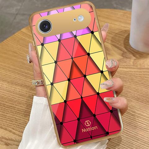 iPhone 17 Air - Onation Pyramid Series - HQ Premium Shine Durable Golden Electroplate Case