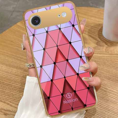 iPhone 17 Air - Onation Pyramid Series - HQ Premium Shine Durable Golden Electroplate Case