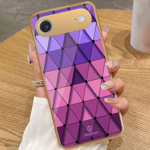 iPhone 17 Air - Onation Pyramid Series - HQ Premium Shine Durable Golden Electroplate Case