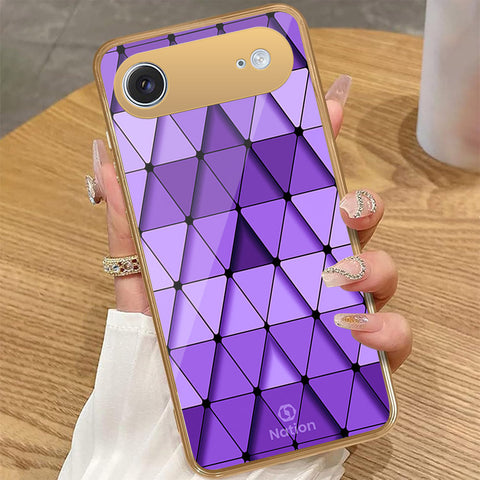 iPhone 17 Air - Onation Pyramid Series - HQ Premium Shine Durable Golden Electroplate Case