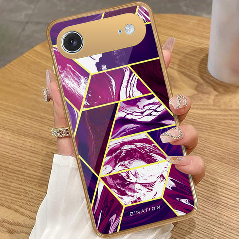 iPhone 17 Air - O'Nation Shades of Marble Series - HQ Premium Shine Durable Golden Electroplate Case