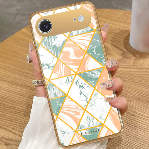iPhone 17 Air - O'Nation Shades of Marble Series - HQ Premium Shine Durable Golden Electroplate Case