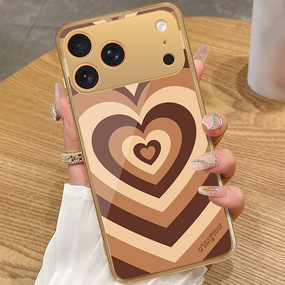 iPhone 17 Pro Max - O'Nation Heartbeat Series - HQ Premium Shine Durable Golden Electroplate Case