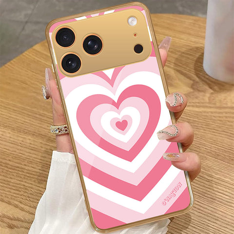 iPhone 17 Pro Max - O'Nation Heartbeat Series - HQ Premium Shine Durable Golden Electroplate Case