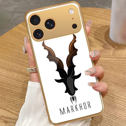 iPhone 17 Pro Max - Markhor Series - HQ Premium Shine Durable Golden Electroplate Case
