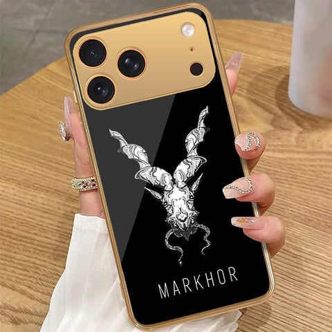 iPhone 17 Pro Max - Markhor Series - HQ Premium Shine Durable Golden Electroplate Case